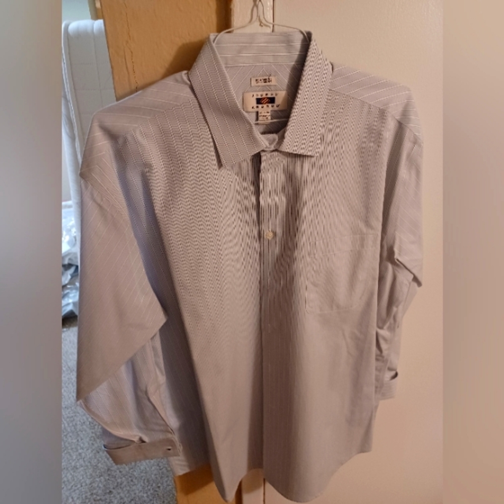 Joseph Abboud Dress Shirt With French Cuffs In 100% Egyptian Cot